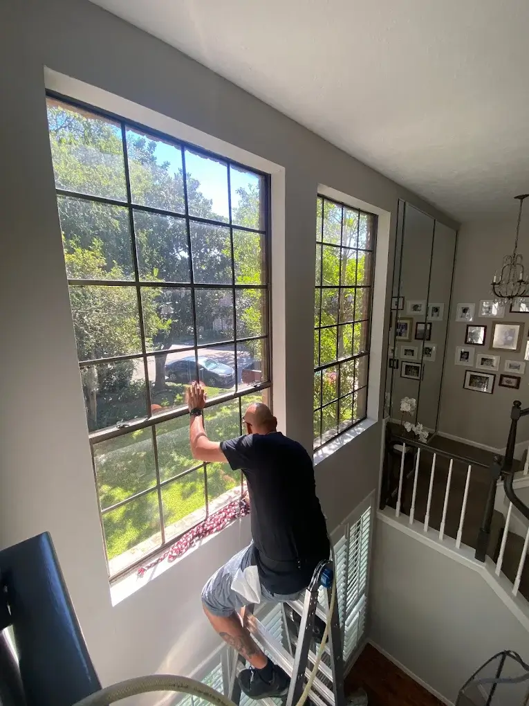 Home window tinting job 3