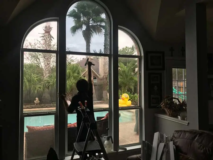 Home window tinting job 1 1